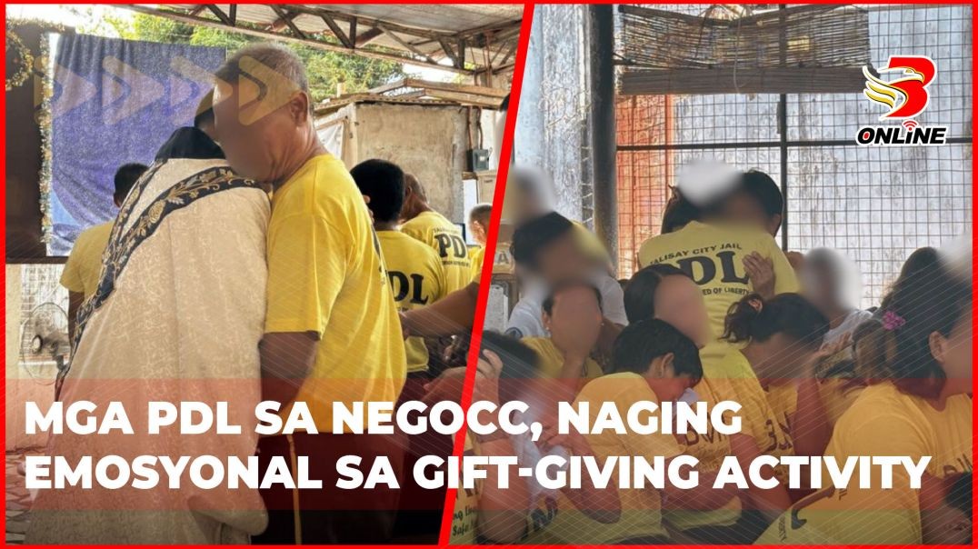 ⁣Mga PDL sa NegOcc, naging emosyonal sa gift-giving activity