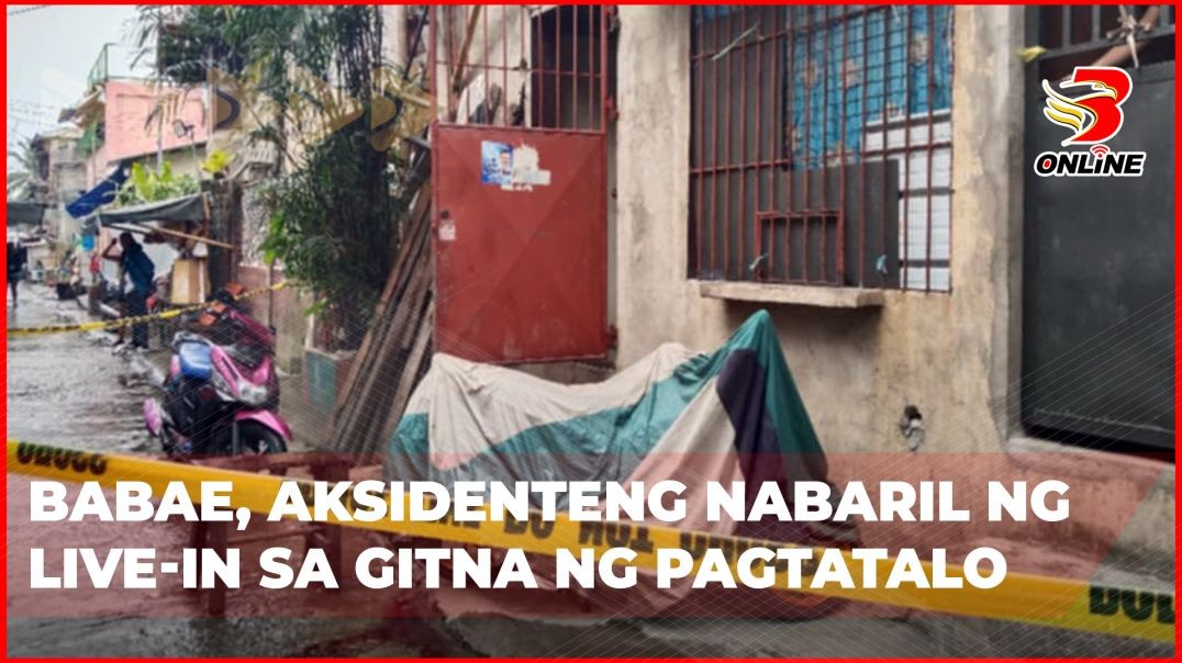 ⁣Babae, aksidenteng nabaril ng live-in sa gitna ng pagtatalo