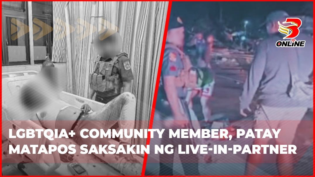 ⁣LGBTQIA+ community member, patay matapos saksakin ng live-in-partner