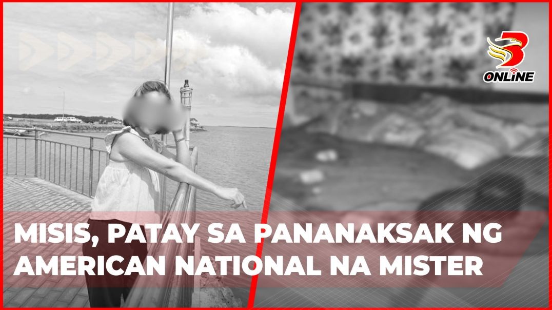 ⁣Misis, patay sa pananaksak ng American national na mister