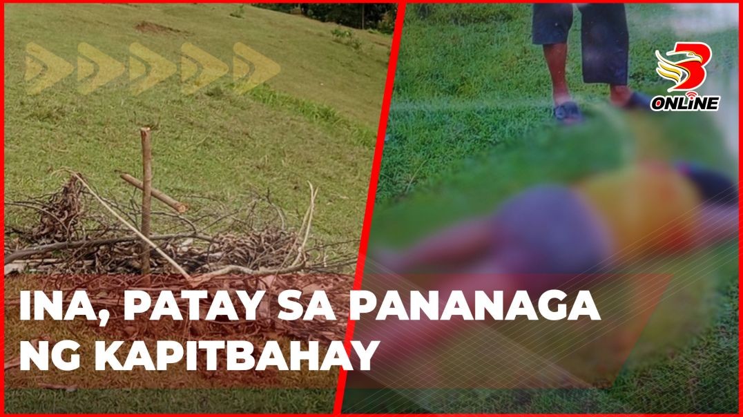 ⁣Ina, patay sa pananaga ng kapitbahay