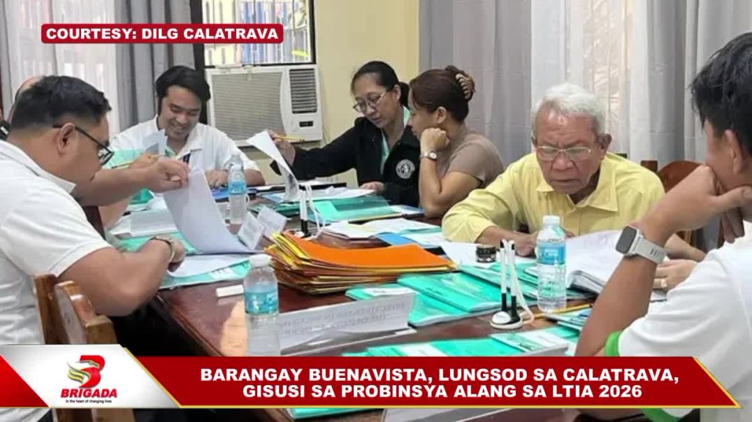 ⁣Barangay Buenavista, lungsod sa Calatrava, gisusi sa probinsya alang sa lupong tagapamayapa incentiv