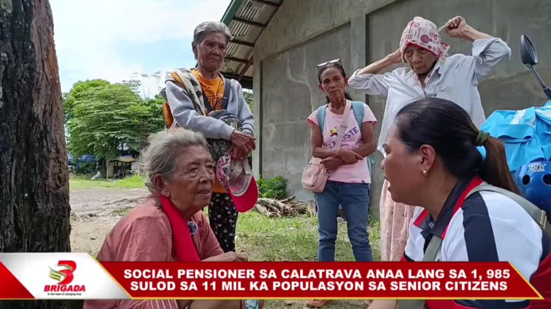 ⁣Social pensioner sa Calatrava anaa lang sa 1, 985 sulod sa 11 mil ka populasyon sa senior citizens