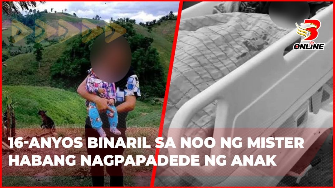 ⁣16-anyos binaril sa noo ng mister habang nagpapadede ng anak