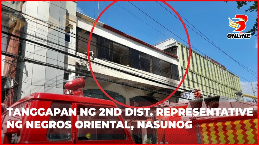 ⁣Tanggapan ng 2nd District Representative ng Negros Oriental, nasunog