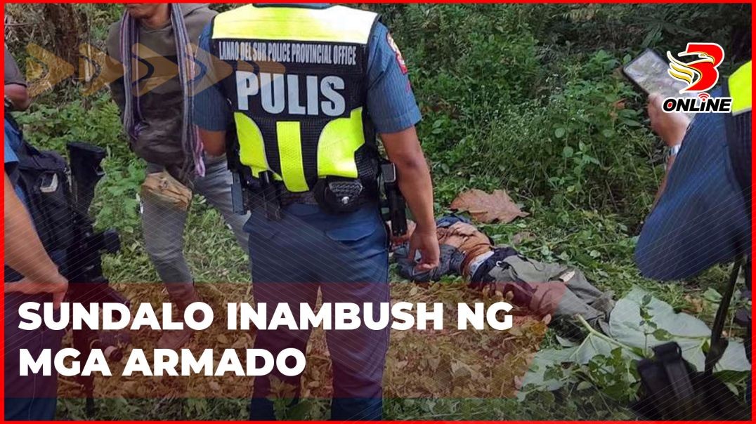 ⁣Sundalo inambush ng mga armado