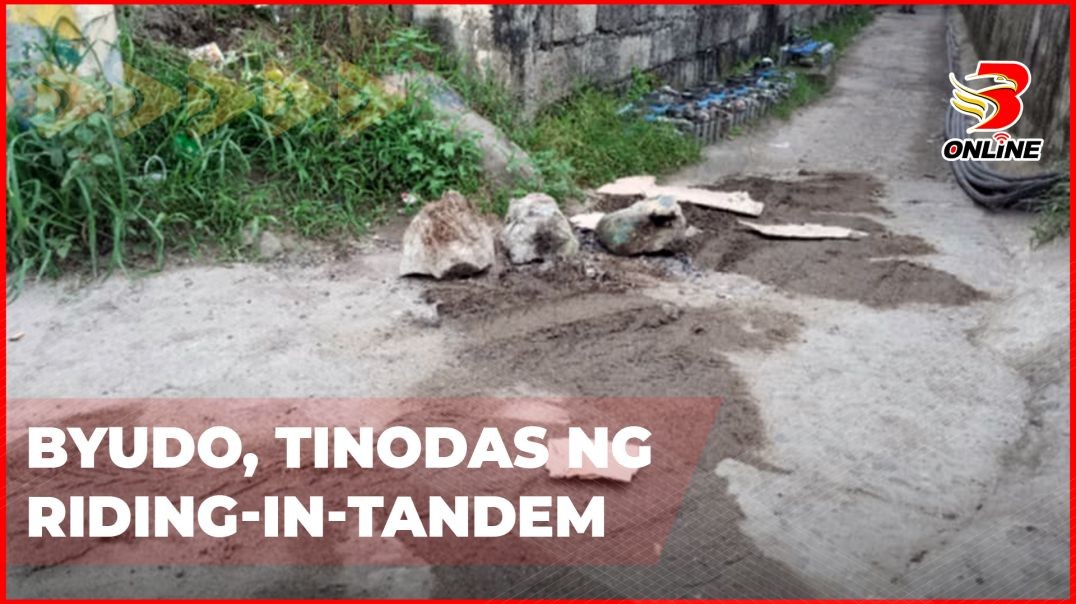 ⁣Byudo, tinodas ng riding-in-tandem