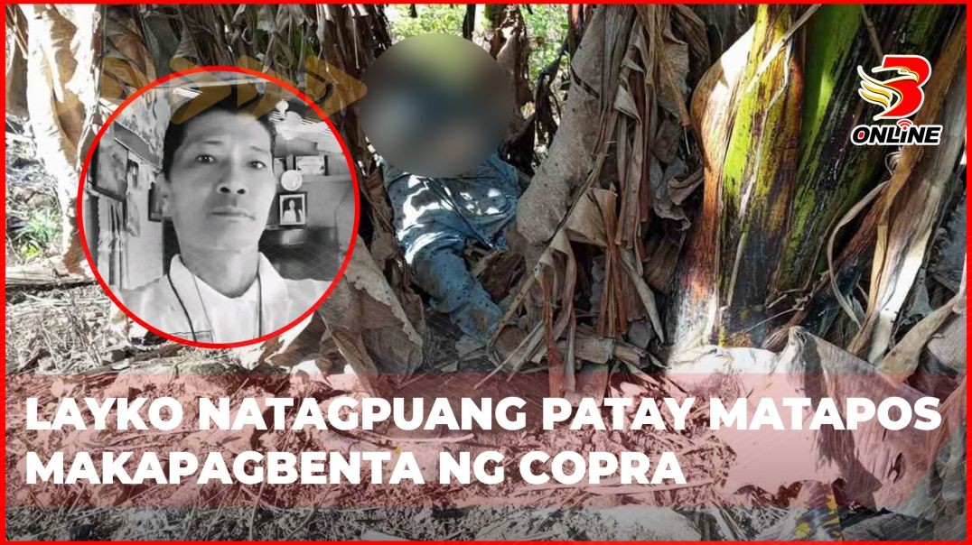 Layko natagpuang patay matapos makapagbenta ng copra