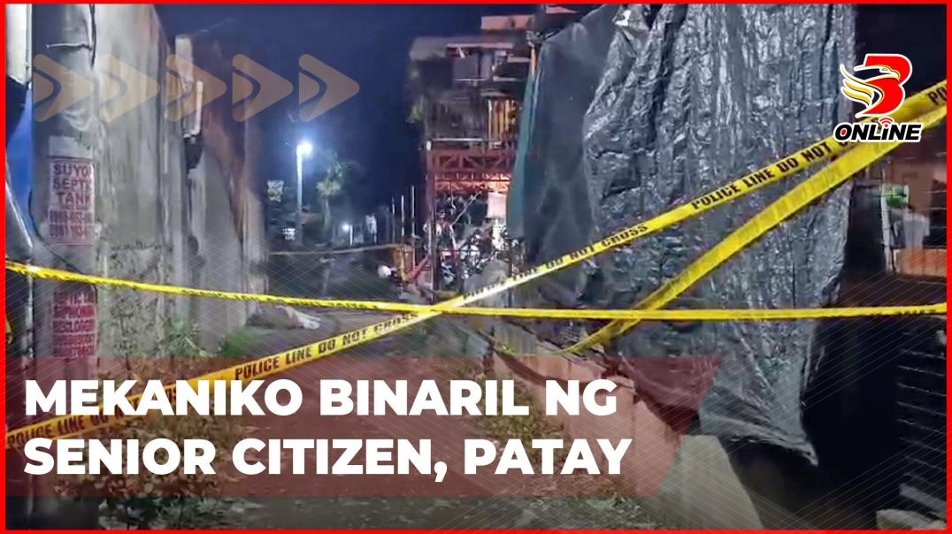 ⁣Mekaniko binaril ng senior citizen, patay
