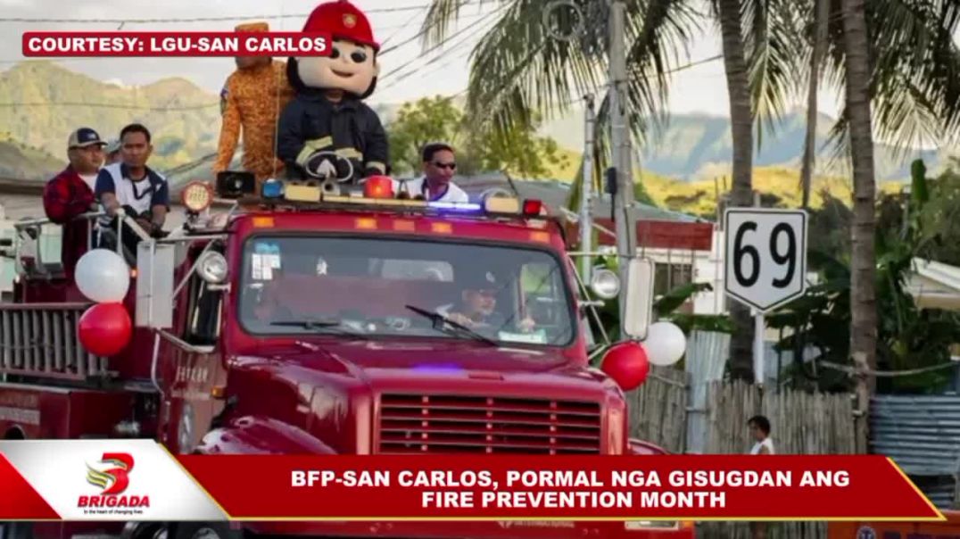 ⁣BFP-San Carlos, pormal nga gisugdan ang fire prevention month