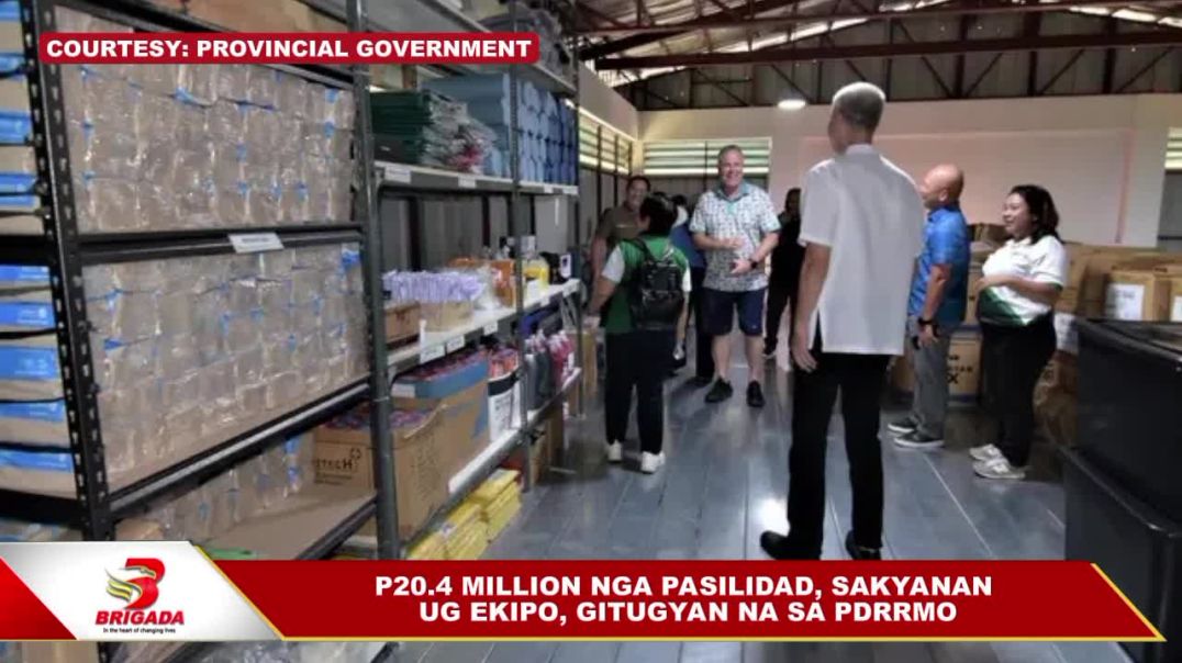 ⁣₱20.4 million nga pasilidad, sakyanan ug ekipo, gitugyan na sa PDRRMO
