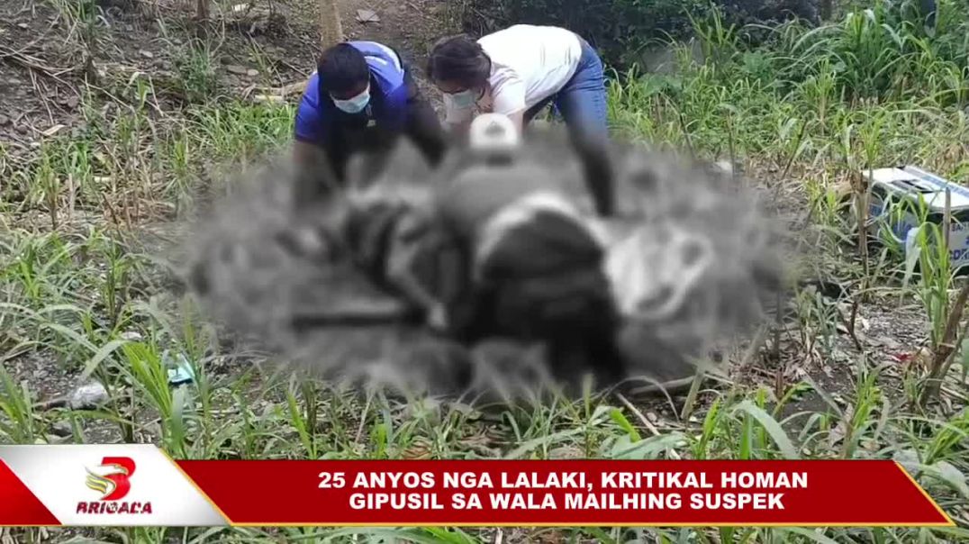 25 anyos nga lalaki, kritikal homan gipusil sa wala mailhing suspek