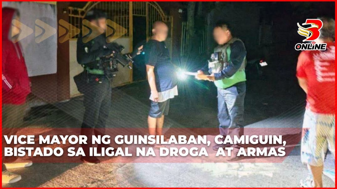 ⁣Vice Mayor ng Guinsilaban, Camiguin, bistado sa iligal na droga  at armas