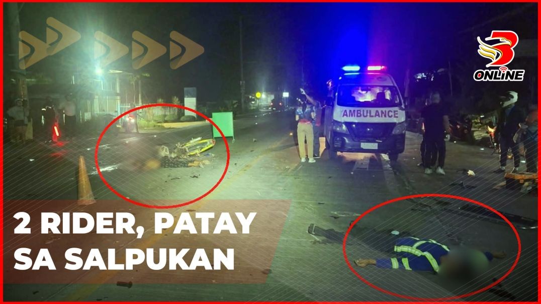 ⁣2 rider, patay sa salpukan