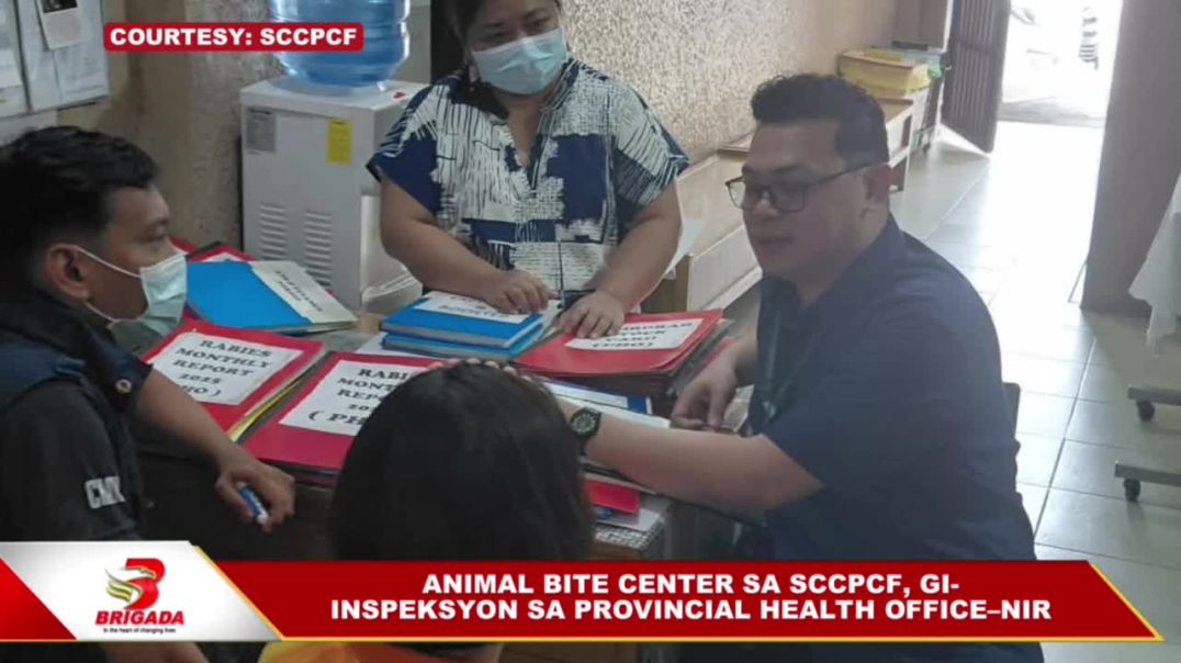 ⁣Animal bite center sa SCCPCF, gi-inspeksyon sa Provincial Health Office–NIR