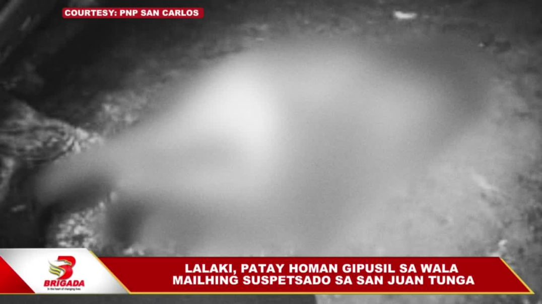 ⁣Lalaki, patay homan gipusil sa wala mailhing suspetsado sa San Juan tunga