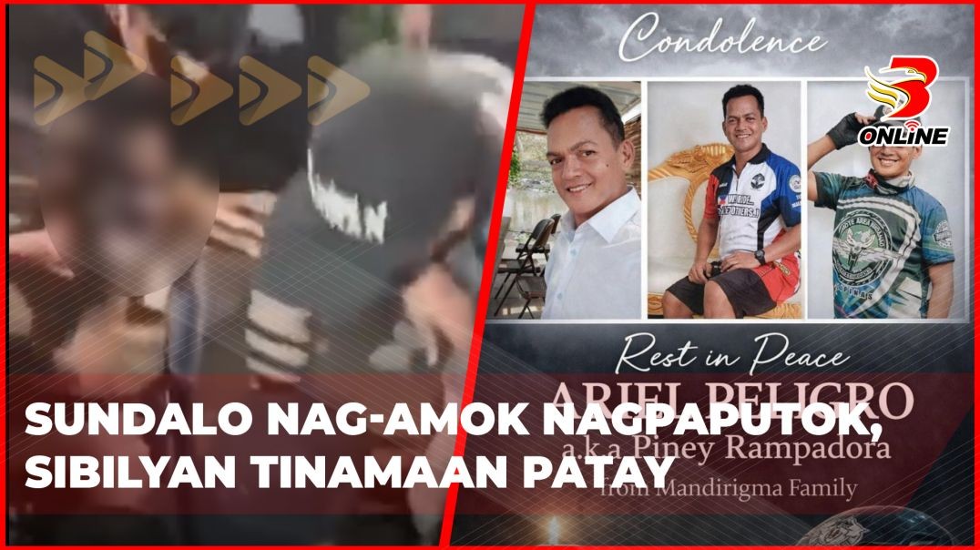 ⁣Sundalo nag-amok nagpaputok, sibilyan tinamaan patay