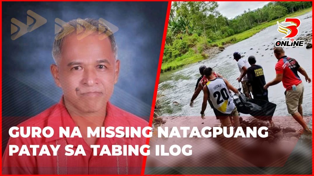 ⁣Guro na missing natagpuang patay sa tabing ilog