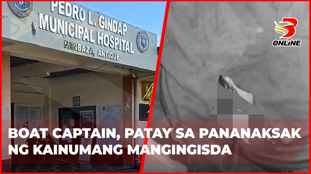 ⁣Boat captain, patay sa pananaksak ng kainumang mangingisda