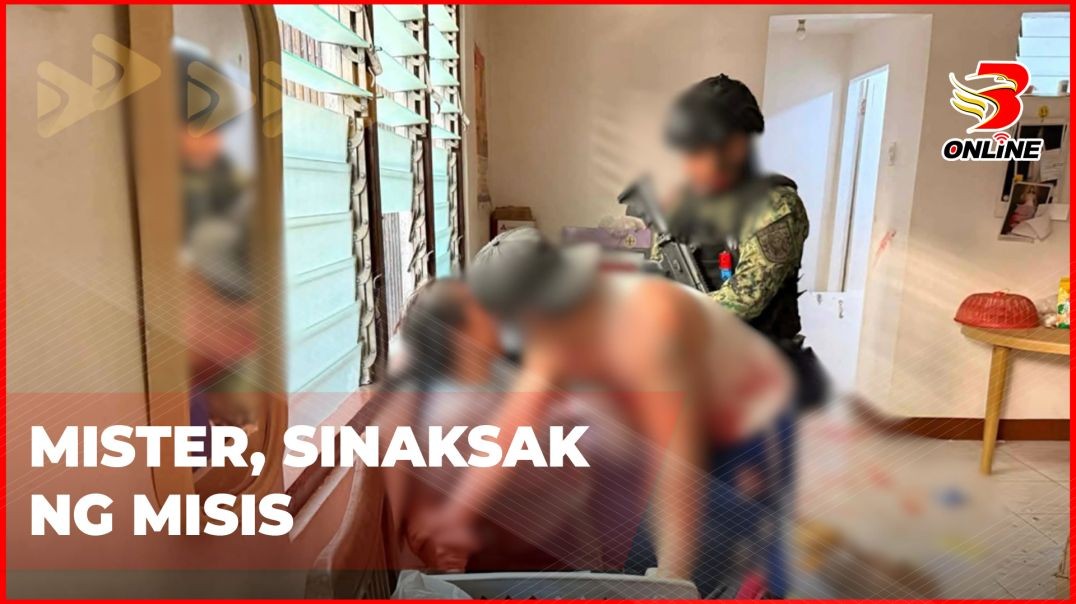 ⁣Mister, sinaksak ng misis