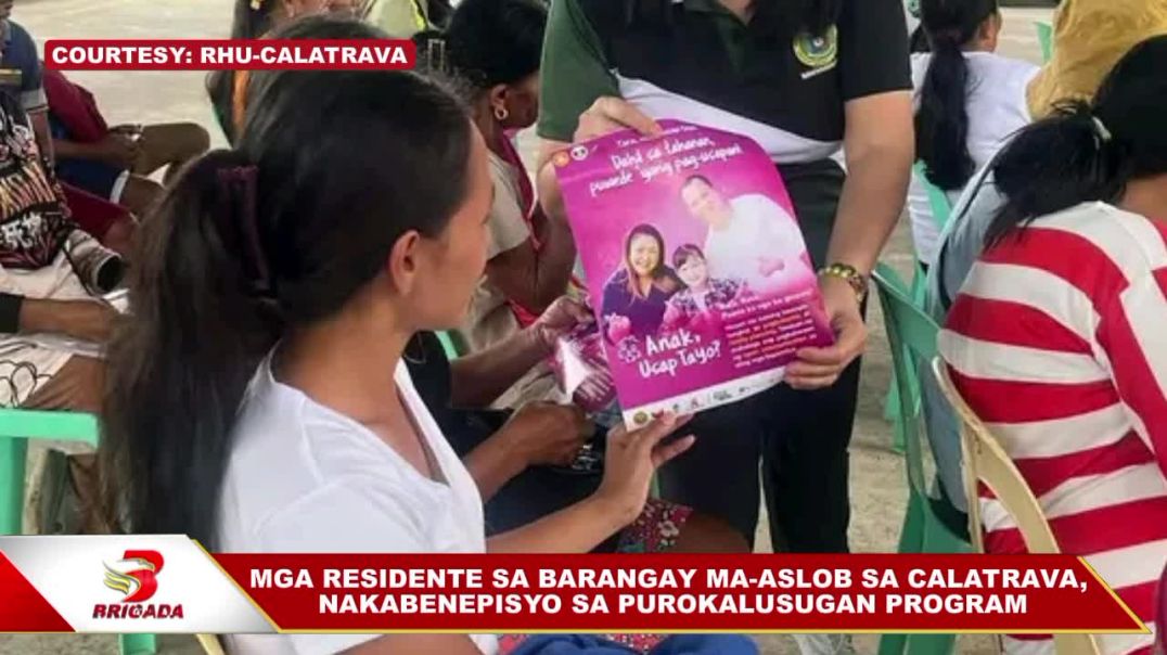 ⁣Mga residente sa Barangay Ma-Aslob sa Calatrava, nakabenepisyo sa purokalusugan program