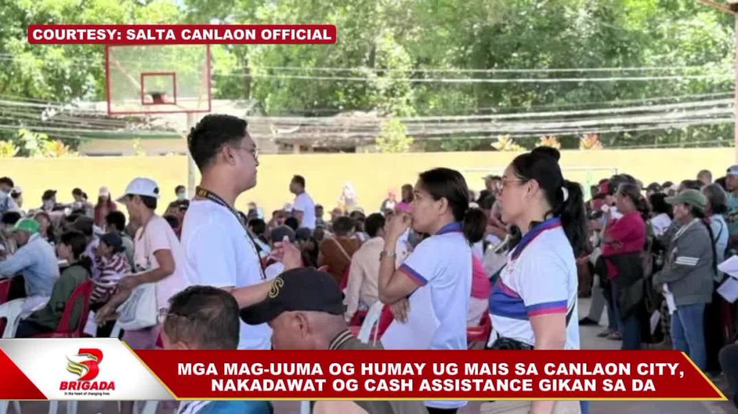 ⁣Mga mag-uuma og humay ug mais sa Canlaon City, nakadawat og cash assistance gikan sa DA