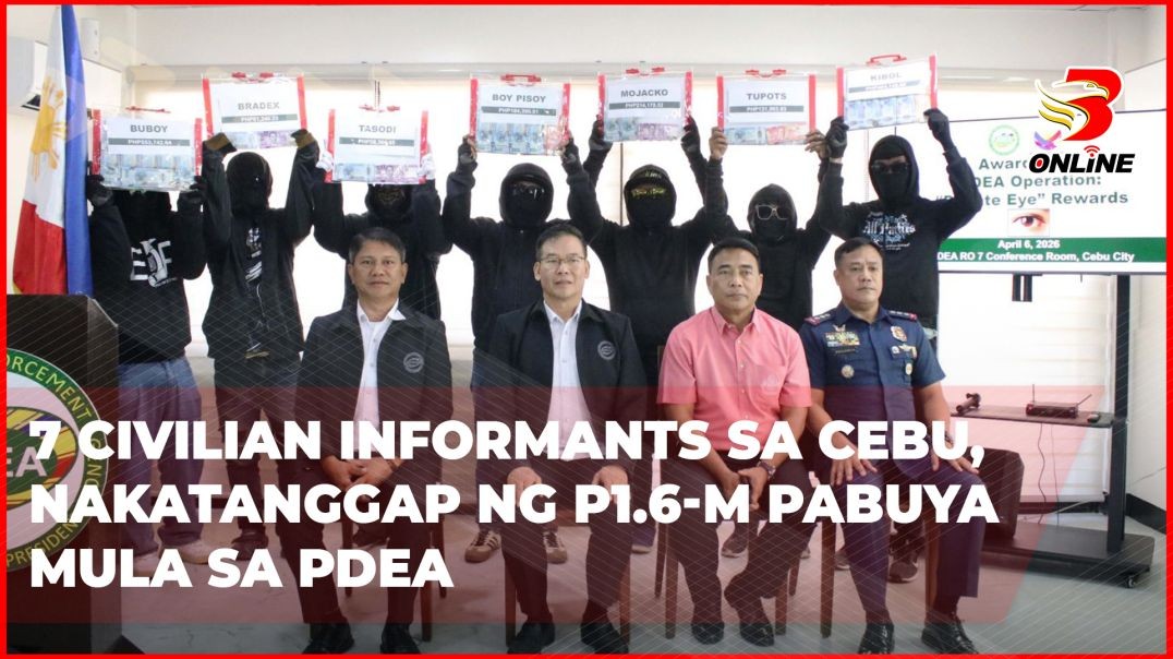 ⁣7 Civilian Informants sa Cebu, nakatanggap ng P1.6-M pabuya mula sa PDEA