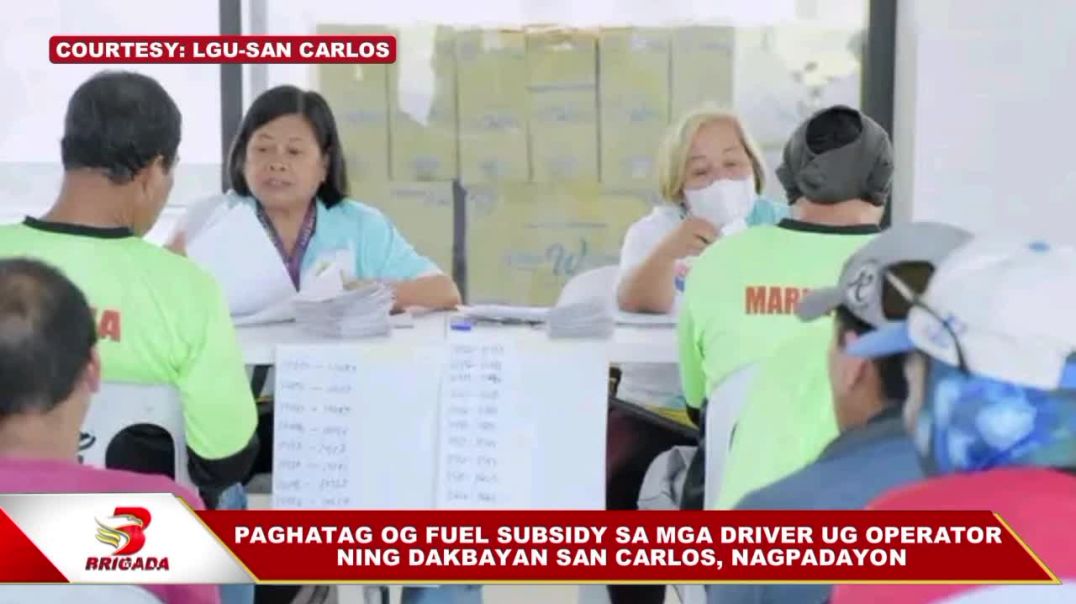 ⁣Paghatag og fuel subsidy sa mga driver ug operator ning Dakbayan San Carlos, nagpadayon