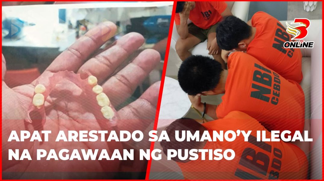 ⁣Apat arestado sa umano’y ilegal na pagawaan ng pustiso