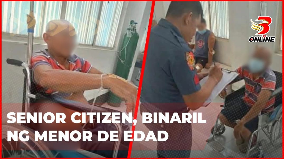 ⁣Senior citizen, binaril ng menor de edad