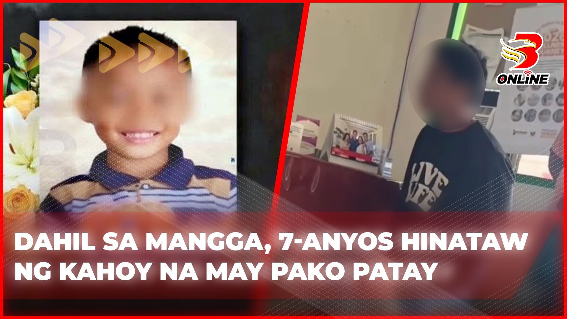 ⁣Dahil sa manga, 7-anyos hinataw ng kahoy na may pako patay