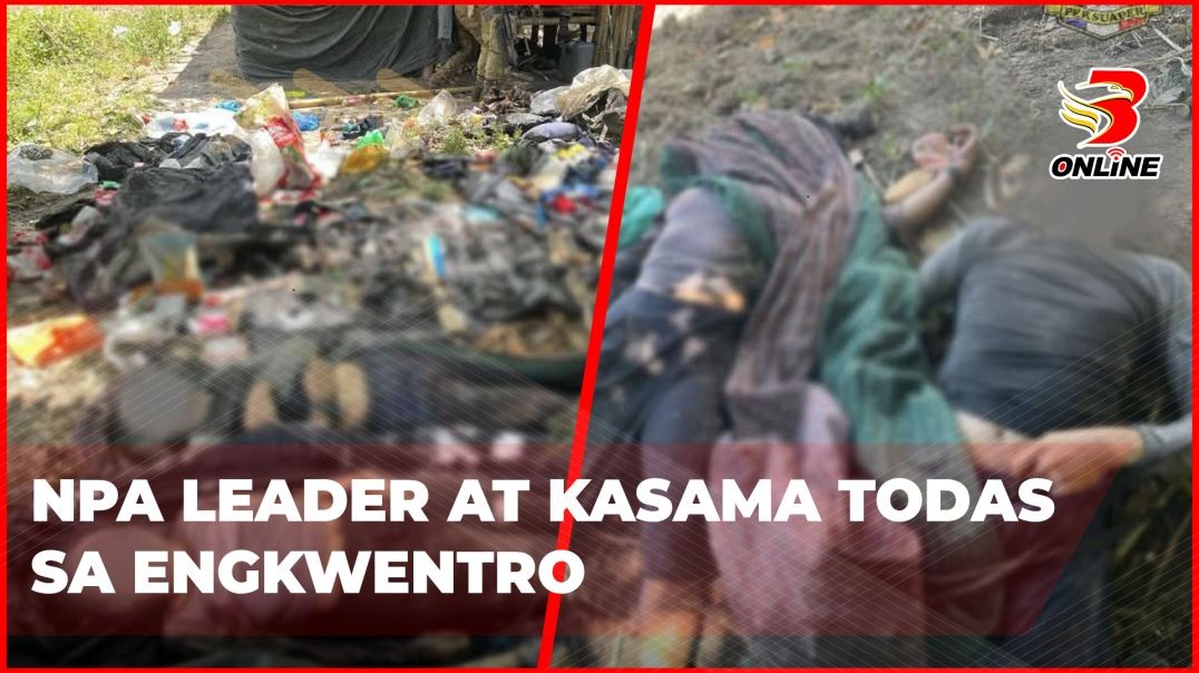 ⁣NPA leader at kasama todas sa engkwentro