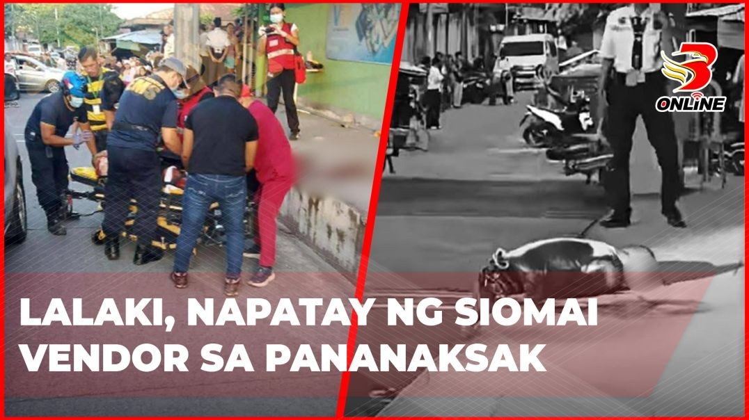 ⁣Lalaki, napatay ng siomai vendor sa pananaksak