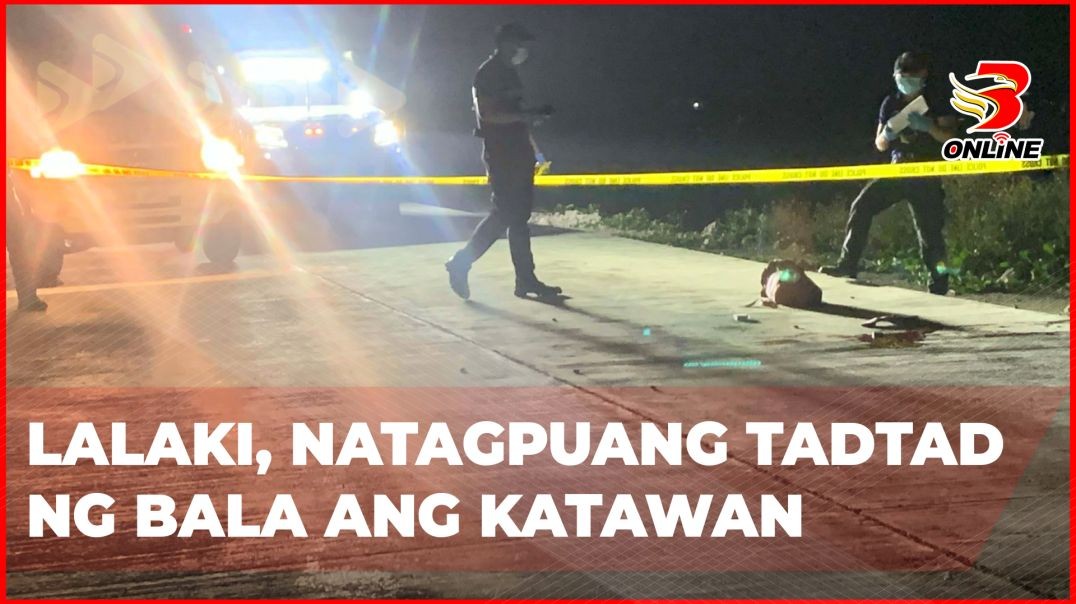⁣Lalaki, natagpuang tadtad ng bala ang katawan