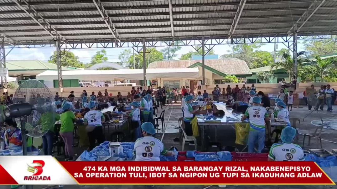 ⁣474 ka mga indibidwal sa Barangay Rizal, nakabenepisyo sa operation tuli, ibot sa ngipon ug tupi sa 