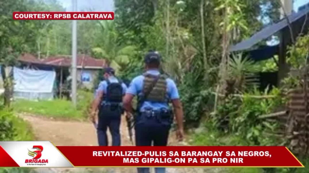 Evitalized-pulis sa barangay sa Negros, mas gipalig-on pa sa PRO NIR