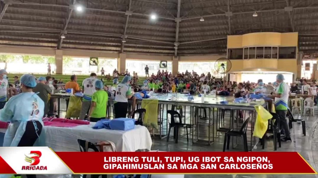 ⁣Libreng tuli, tupi, ug ibot sa ngipon, gipahimuslan sa mga San Carloseños