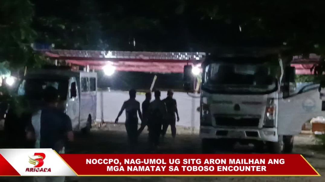 NOCCPO, nag-umol ug special investigation task group aron mailhan ang mga namatay sa Toboso encounte