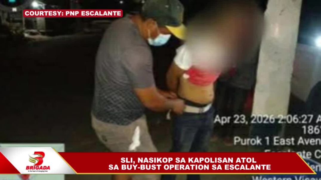 ⁣SLI, nasikop sa kapolisan atol sa buy-bust operation sa Escalante