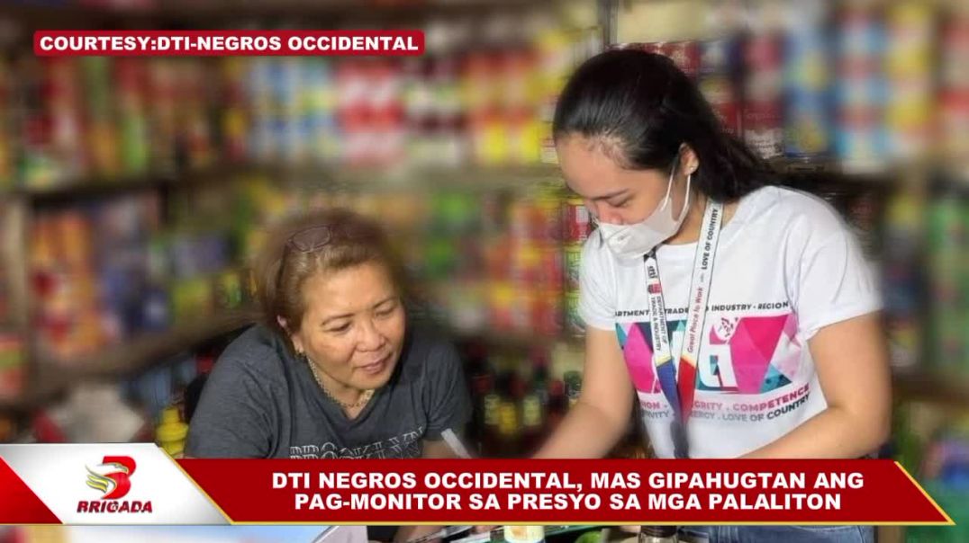 ⁣DTI Negros Occidental, mas gipahugtan ang pag-monitor sa presyo sa mga palaliton