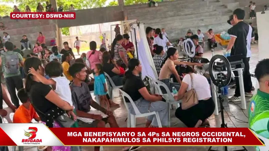 ⁣Mga benepisyaryo sa 4Ps sa Negros Occidental, nakapahimulos sa Philsys Registration