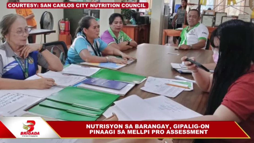 ⁣Nutrisyon sa barangay, gipalig-on pinaagi sa MELLPI PRO assessment