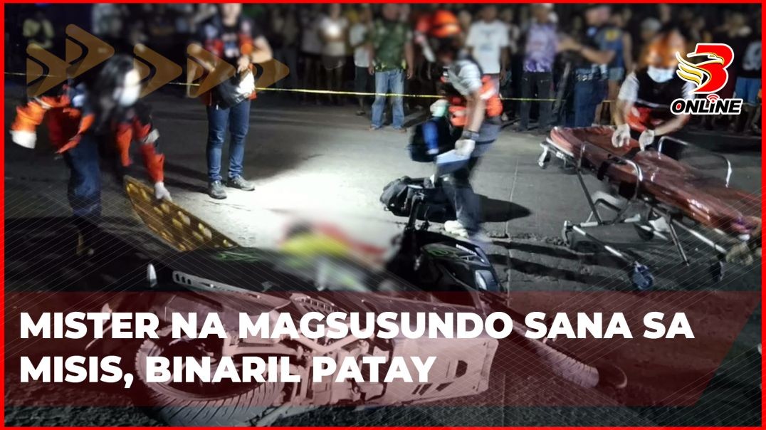 ⁣Mister na magsusundo sana sa misis, binaril patay