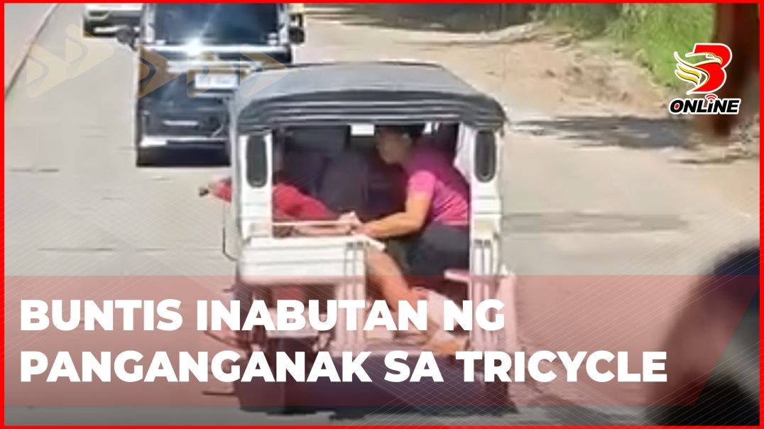 ⁣Buntis inabutan ng panganganak sa tricycle