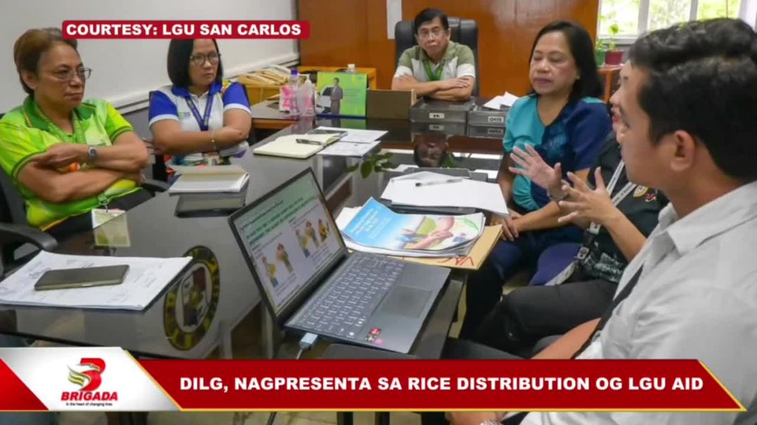 ⁣DILG, nagpresenta sa rice distribution og LGU AID