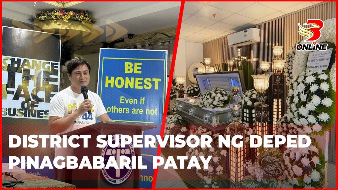 ⁣District supervisor ng DepEd pinagbabaril patay