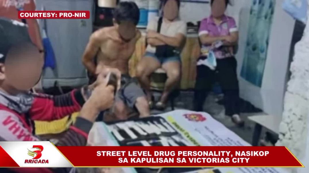 ⁣Street level drug personality, nasikop sa kapulisan sa Victorias City