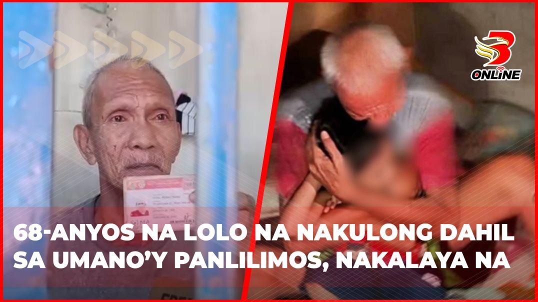 68-anyos na lolo na nakulong dahil sa umano’y panlilimos, nakalaya na