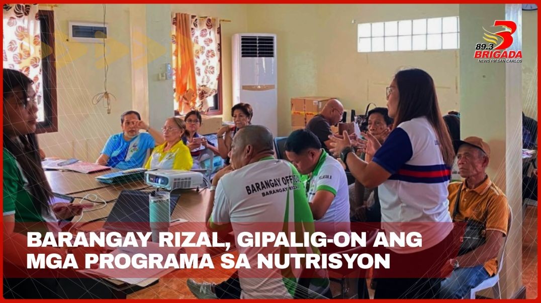Barangay Rizal, gipalig-on ang mga programa sa nutrisyon