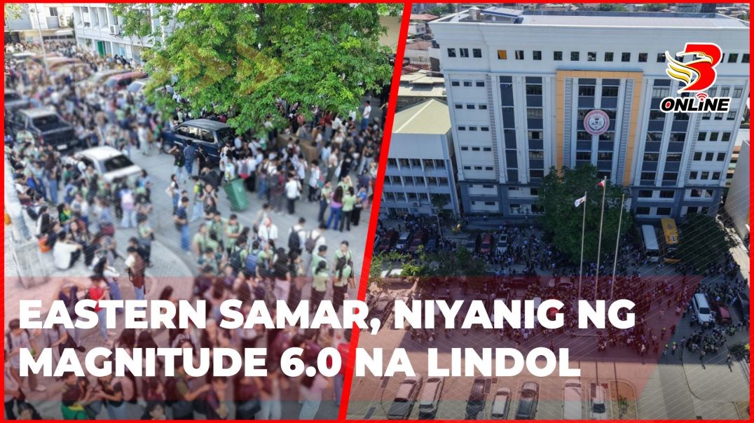 ⁣Eastern Samar, niyanig ng magnitude 6
